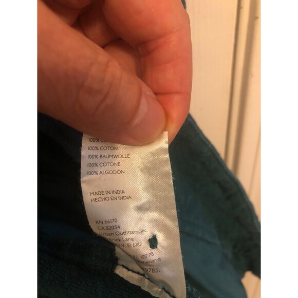 Standard Cloth Heavy Shirt Green with Pockets Medium Buttons - Picture 3 of 7